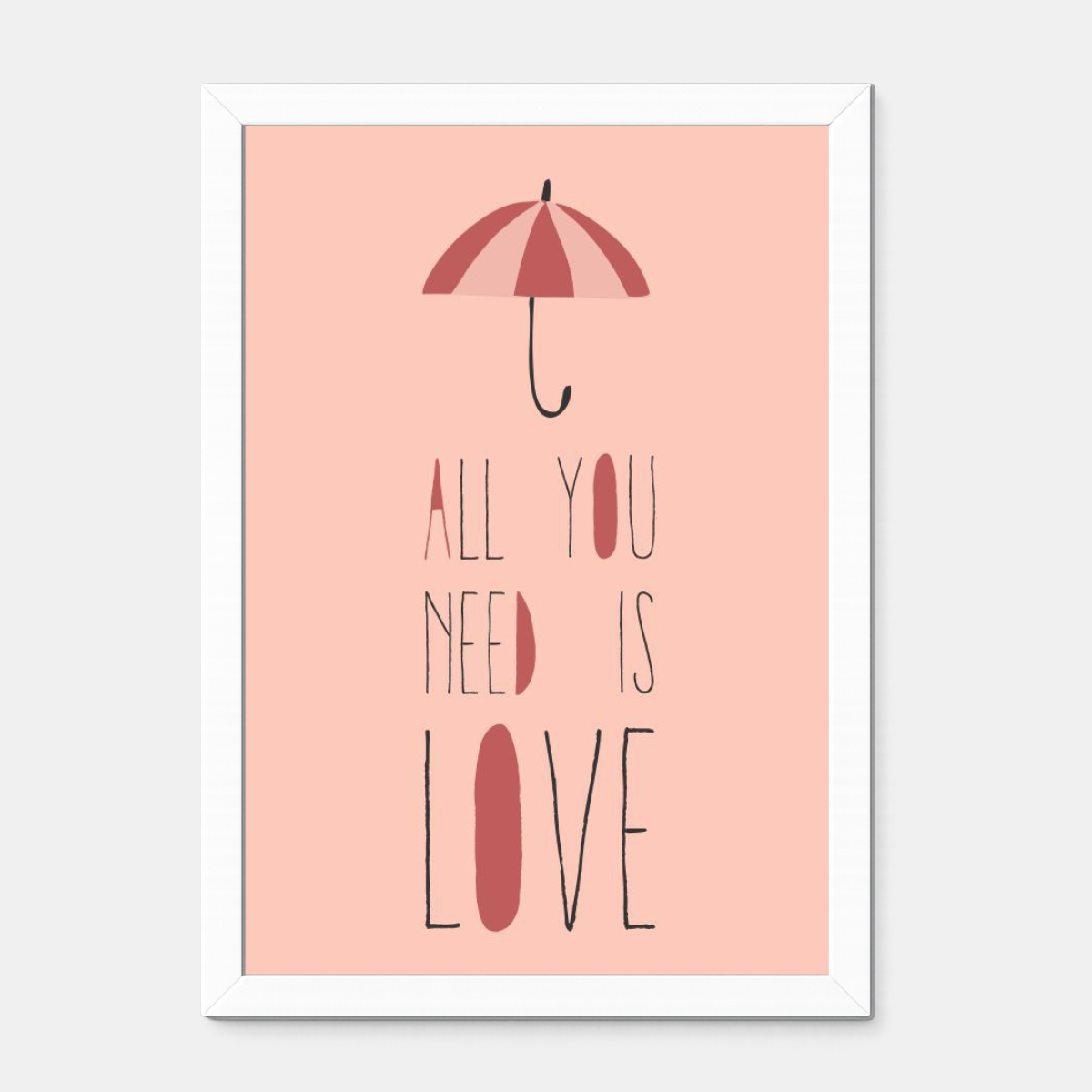 Quadro Infantil All you need is love