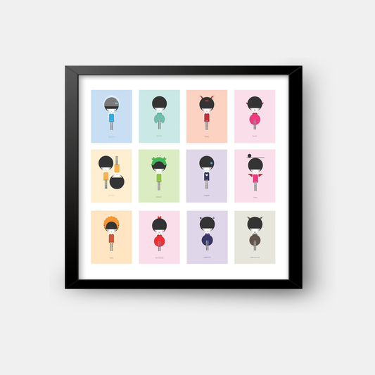 Quadro Infantil Signos