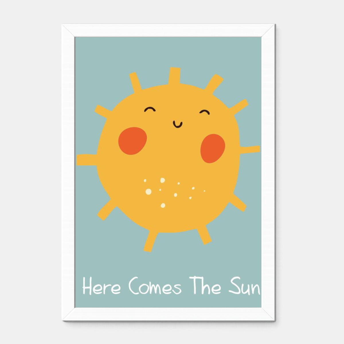Quadro Infantil Here comes the sun