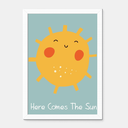 Quadro Infantil Here comes the sun