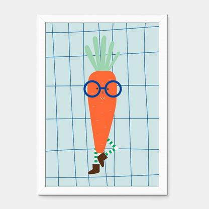 Quadro Infantil cenoura