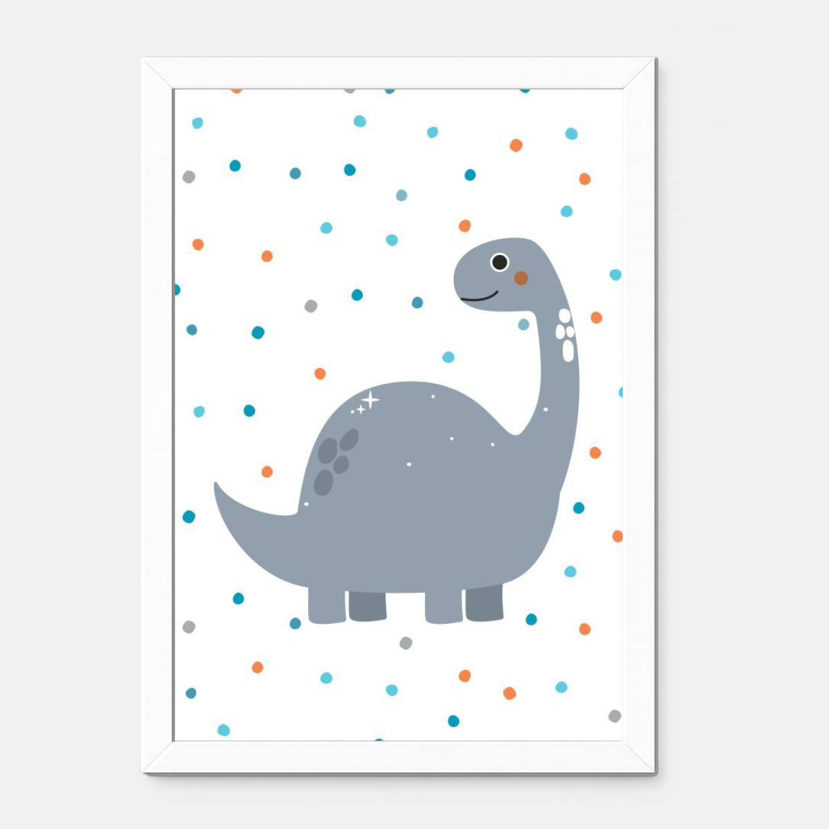Quadro Infantil Braquiossauro