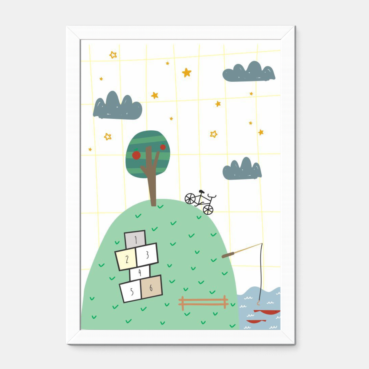 Quadro Infantil era uma vez