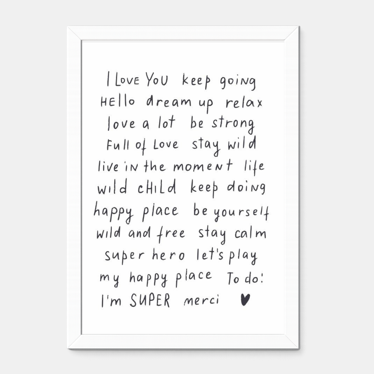 Quadro Infantil Frases