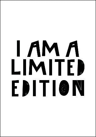 Quadro Infantil I am Limited Edition preto