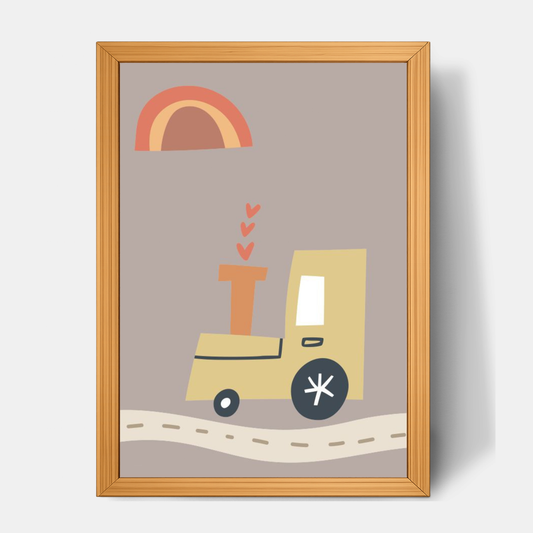 Quadro Infantil Trator do vovô