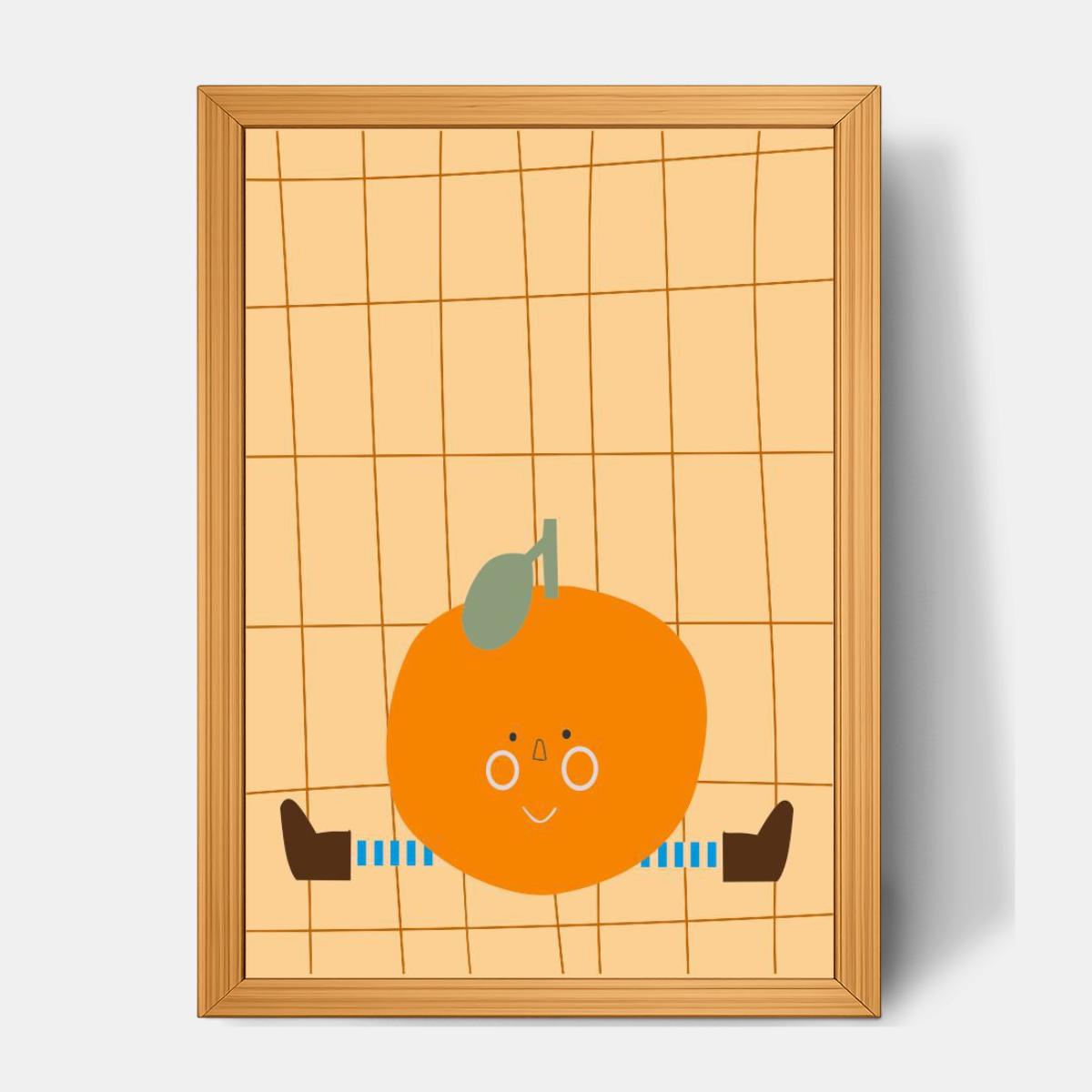 Quadro Infantil laranja