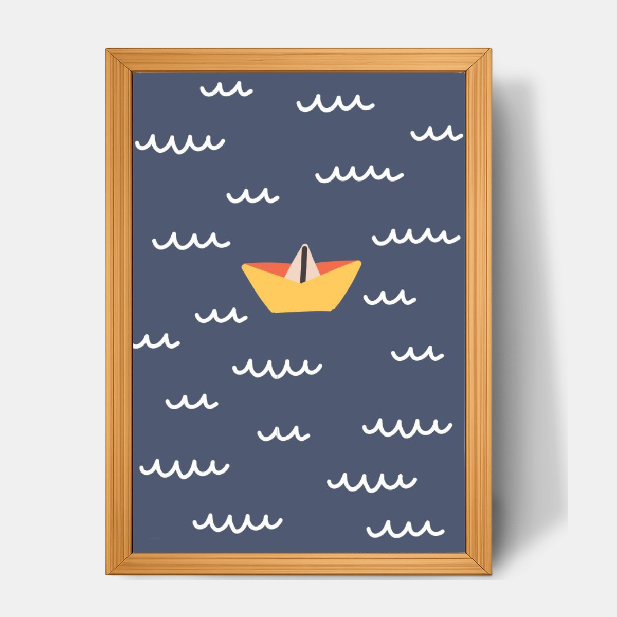 Quadro Infantil Barquinho a deriva