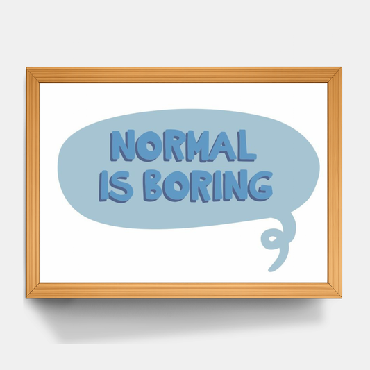 Quadro Infantil Normal is boring