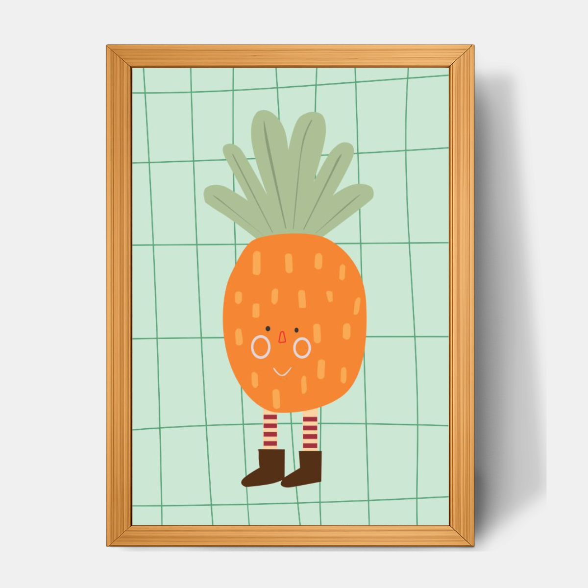 Quadro Infantil abacaxi