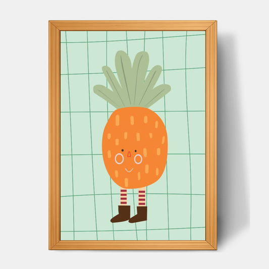 Quadro Infantil abacaxi