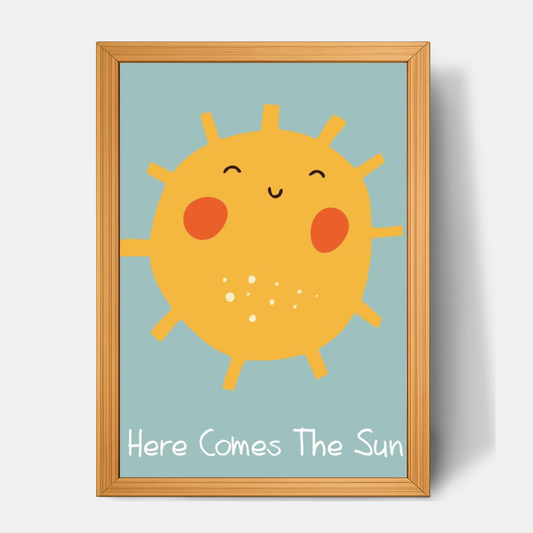 Quadro Infantil Here comes the sun