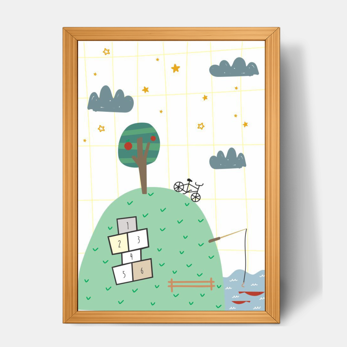 Quadro Infantil era uma vez