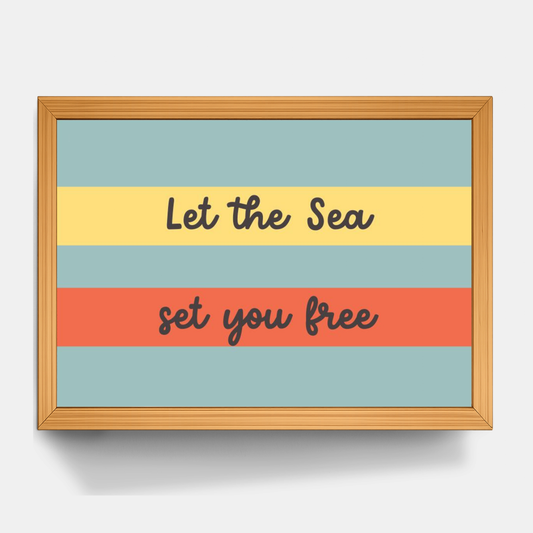 Quadro Infantil Let the Sea set you free