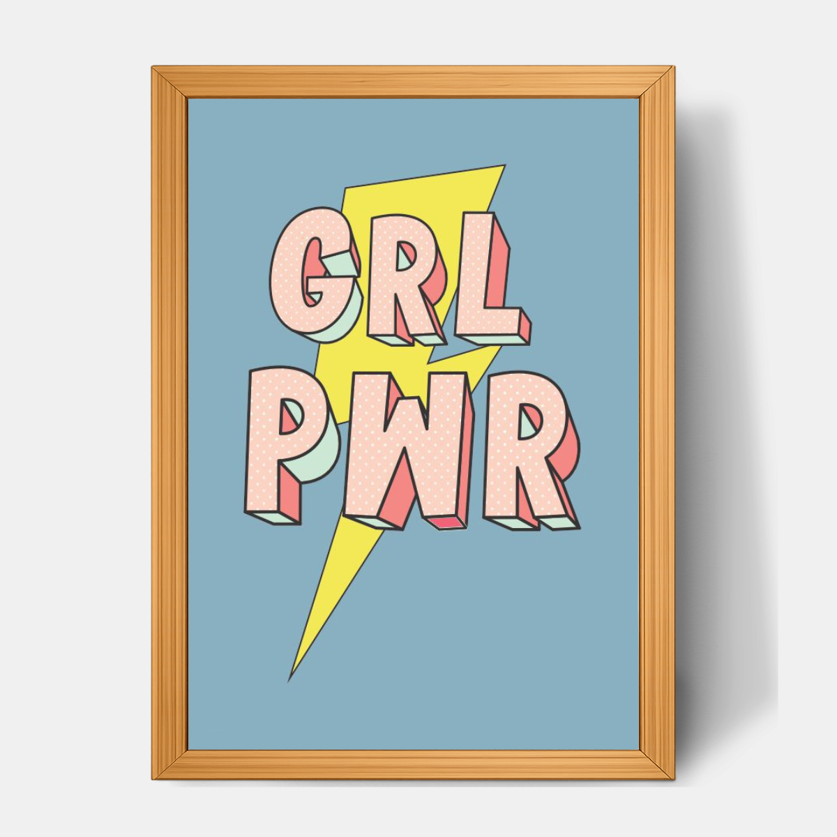 Quadro Infantil Grl Pwr