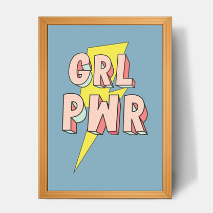 Quadro Infantil Grl Pwr