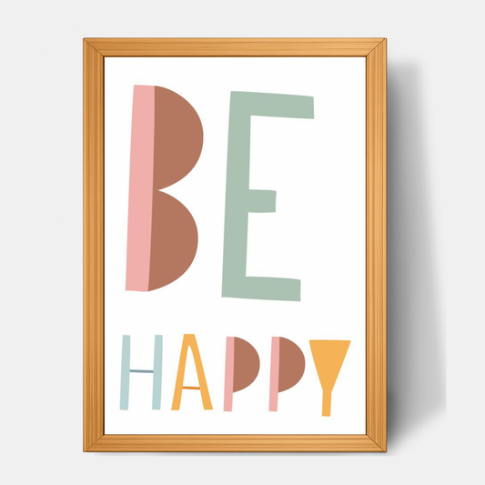 Quadro Infantil be happy