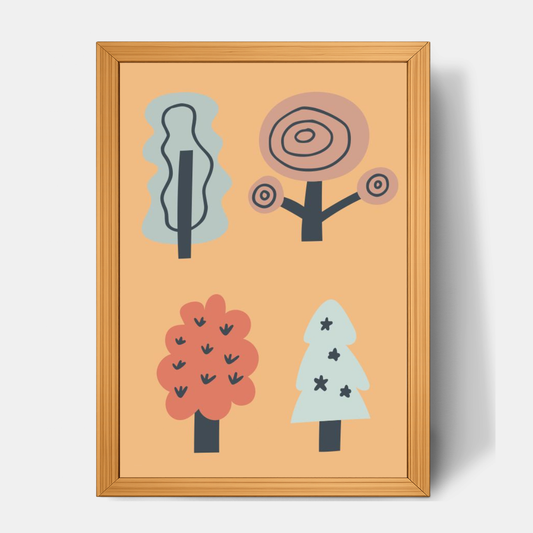 Quadro Infantil Árvores