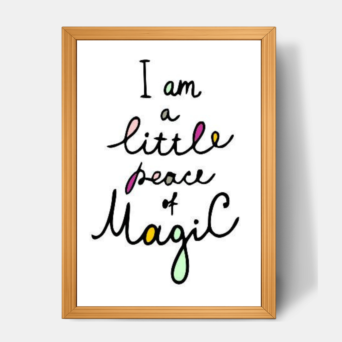 Quadro Infantil I am a Little Piece of Magic