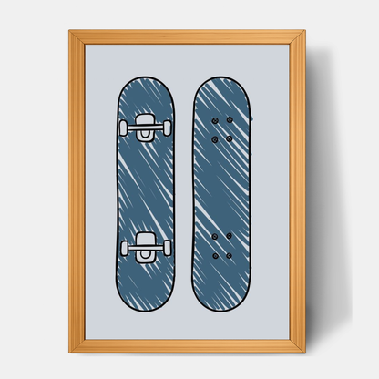 Quadro Infantil SK8