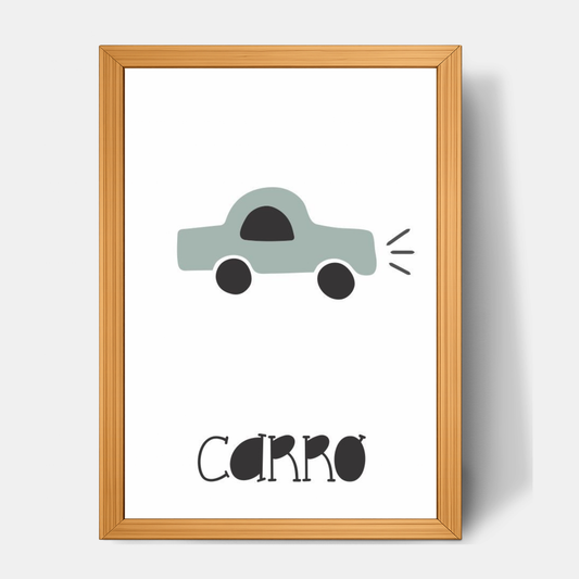 Quadro Infantil Carro