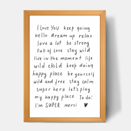 Quadro Infantil Frases