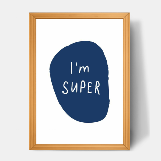 Quadro Infantil I'm super