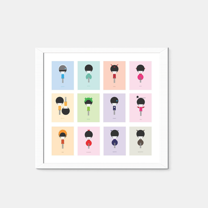 Quadro Infantil Signos