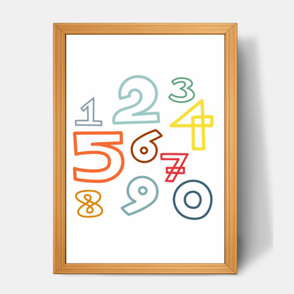Quadro Infantil Números