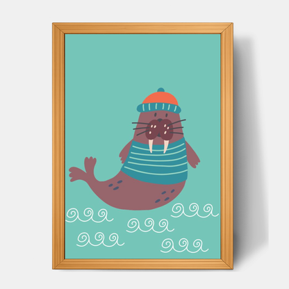 Quadro Infantil Leão-marinho