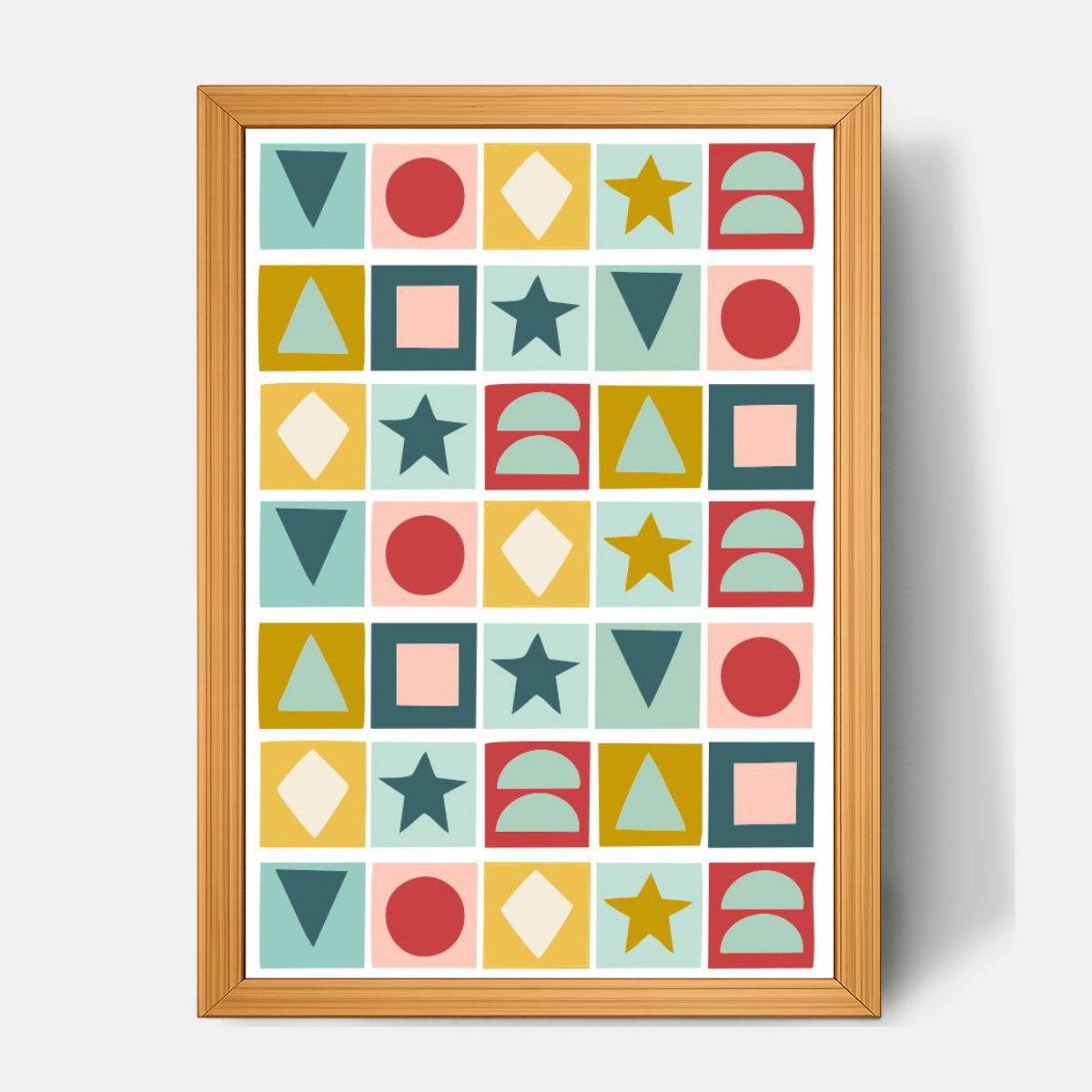 Quadro Infantil Formas