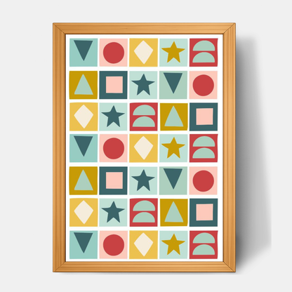 Quadro Infantil Formas