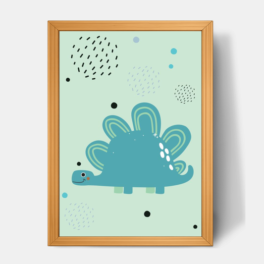 Quadro Infantil Estegossauro