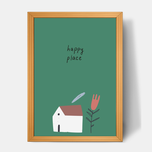 Quadro Infantil Happy Place