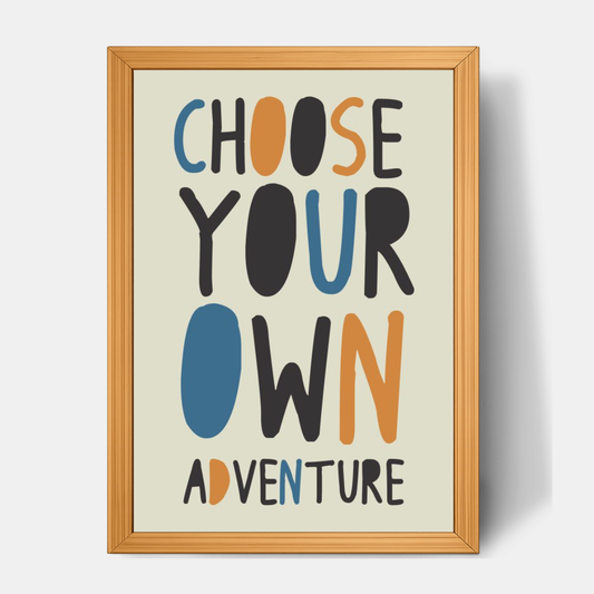 Quadro Infantil Choose your own Adventure