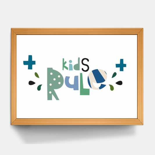 Quadro Infantil  Kids Rule