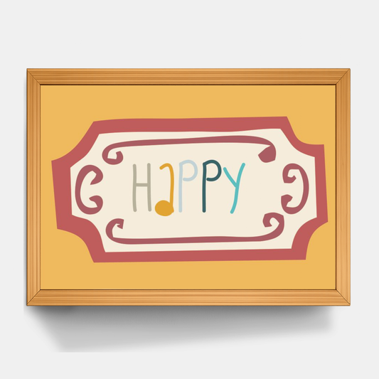 Quadro Infantil Happy