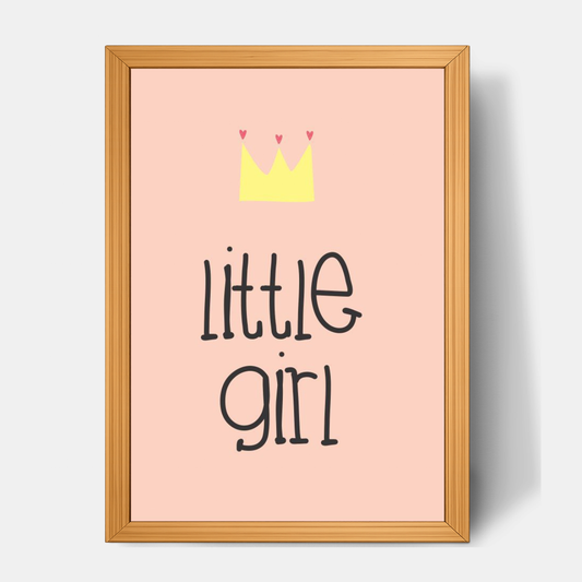 Quadro Infantil Little Girl