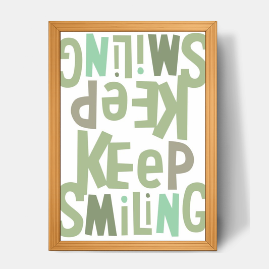 Quadro Infantil Keep Smiling