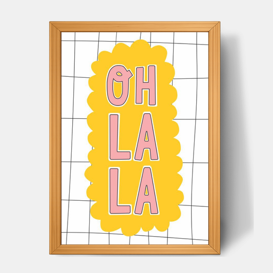 Quadro Infantil Oh la la
