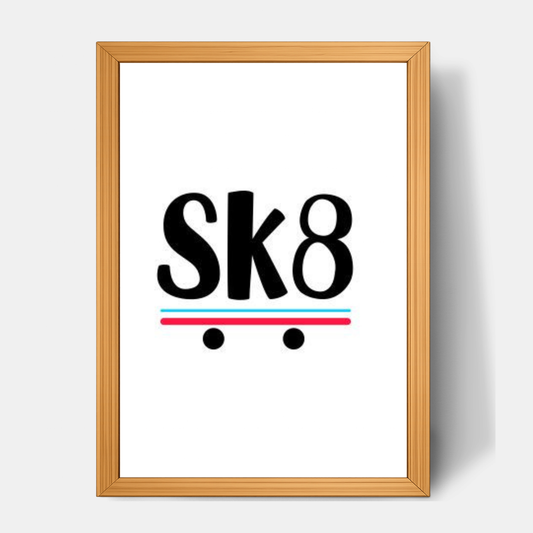 Quadro Infantil Sk8 Rodas