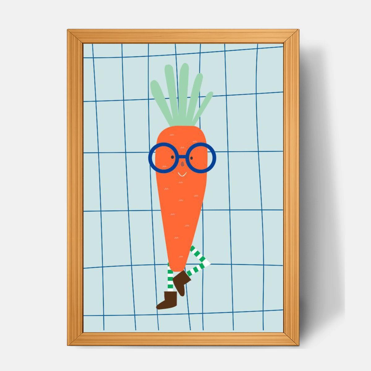 Quadro Infantil cenoura