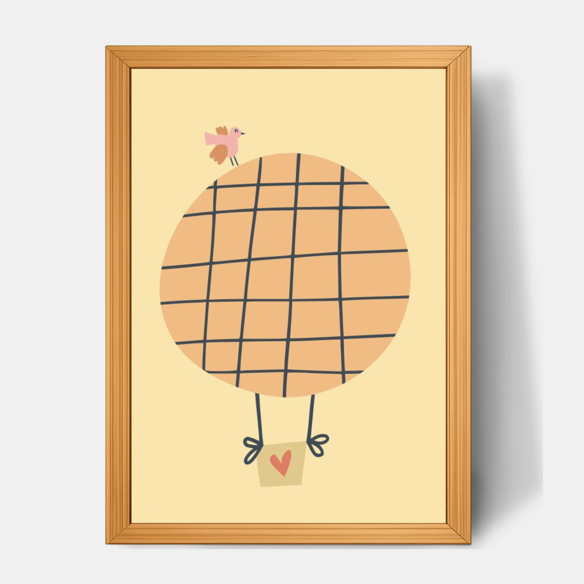 Quadro Infantil Passarinho no Balão