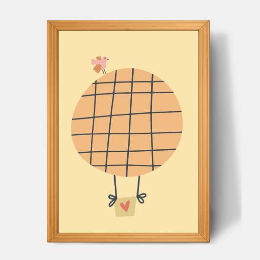 Quadro Infantil Passarinho no Balão