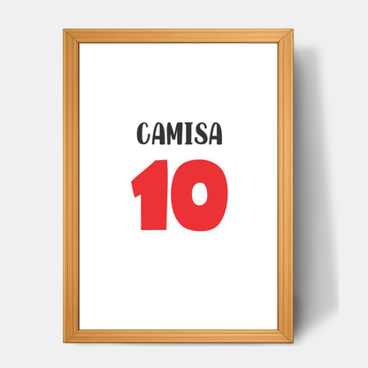 Quadro Infantil Camisa 10