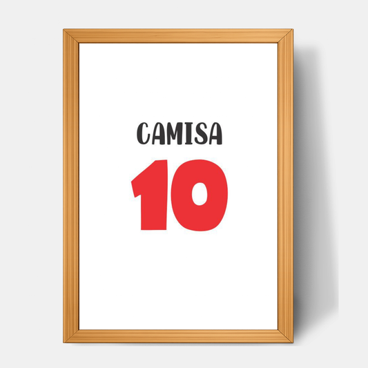 Quadro Infantil Camisa 10