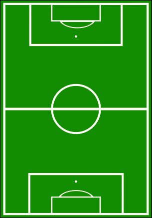 Quadro Infantil Campo de Futebol