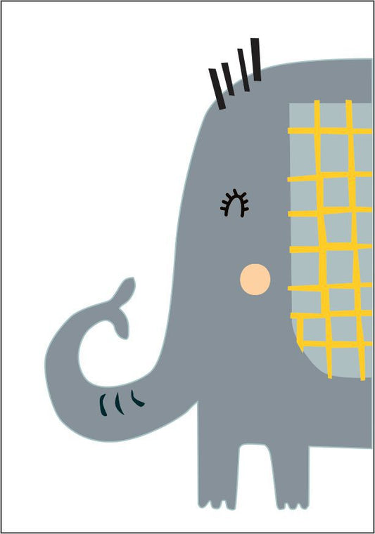 Quadro Infantil Elefante