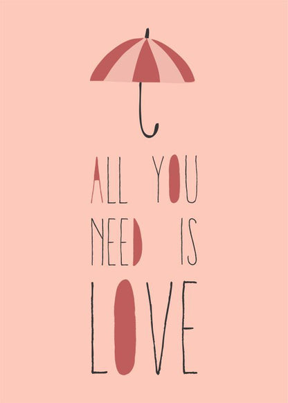 Quadro Infantil All you need is love