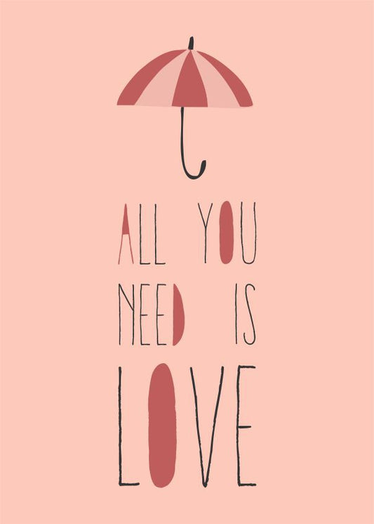 Quadro Infantil All you need is love